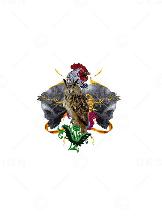 商务印花花型图片