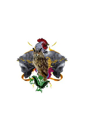 商务印花花型图片