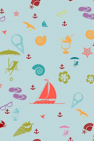 不规则几何印花花型图片