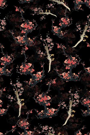 花朵印花花型图片