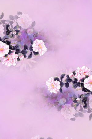 植物印花花型图片