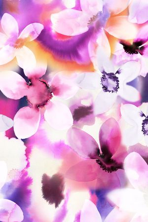 花瓣印花花型图片