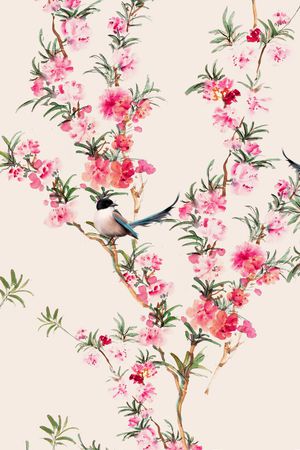 乱花印花花型图片
