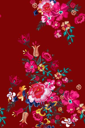 民族风印花花型图片
