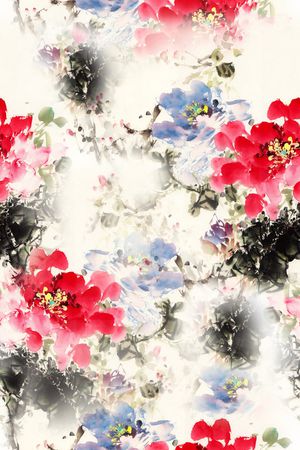 花朵印花花型图片
