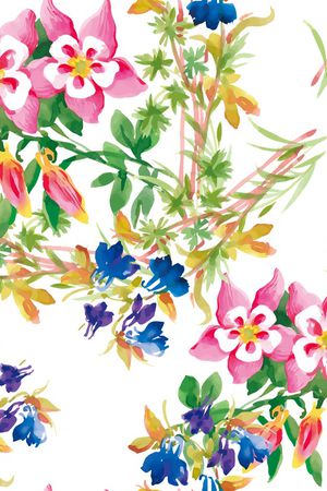 花瓣印花花型图片