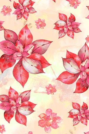 花朵印花花型图片