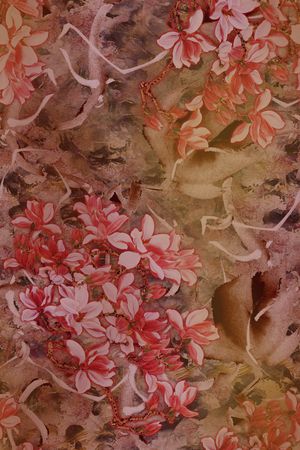 中国画印花花型图片