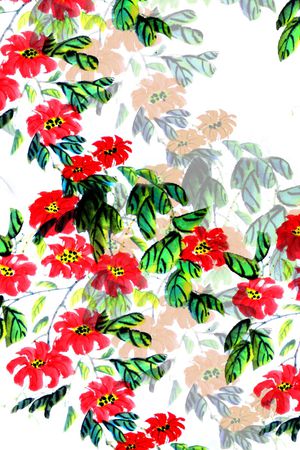 花卉印花花型图片