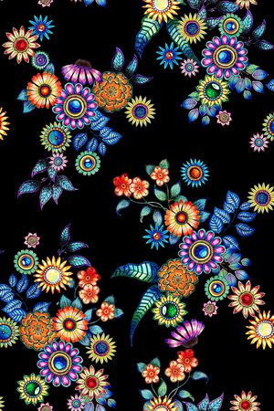 花卉印花花型图片