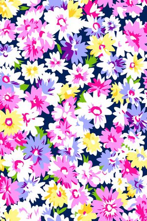 小碎花印花花型图片