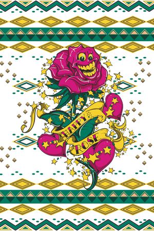 卡通印花花型图片