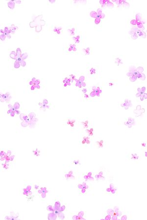 碎花印花花型图片