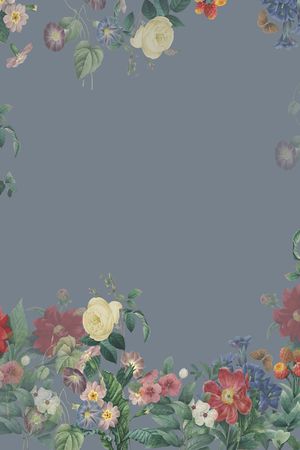 花卉印花花型图片