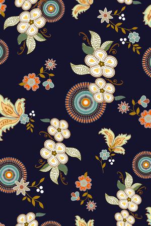 碎花印花花型图片