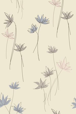 小碎花印花花型图片