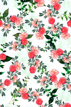 花卉印花花型图片