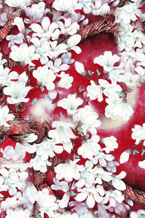 花卉印花花型图片