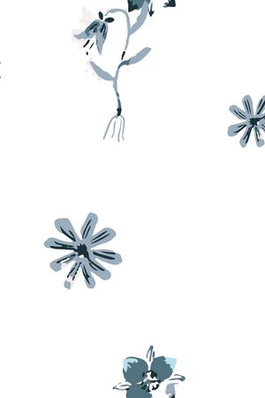蒲公英印花花型图片