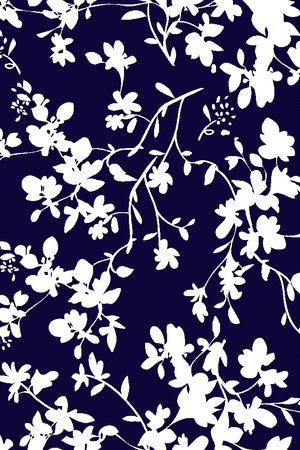 小碎花印花花型图片