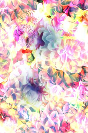 乱花印花花型图片