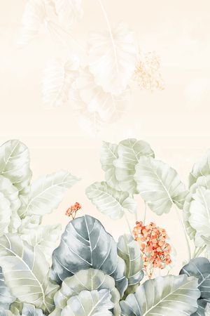 叶子印花花型图片