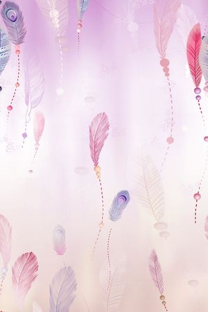 羽毛印花花型图片