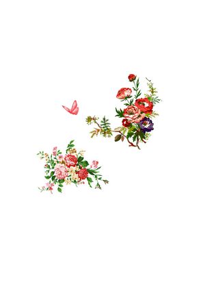 色块印花花型图片