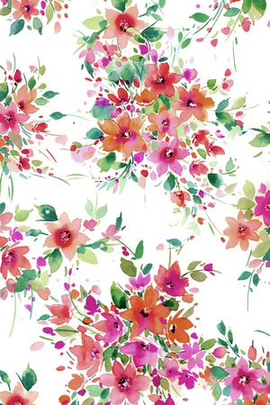 小碎花印花花型图片