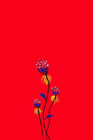 花朵印花花型图片
