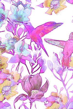 大花印花花型图片