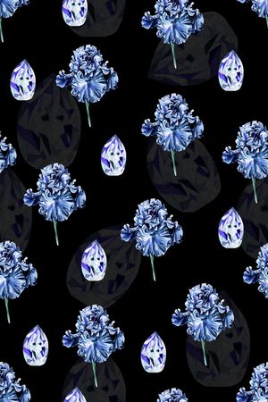 花卉印花花型图片