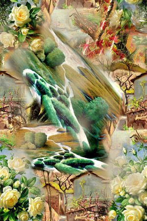 A.I.F时尚雪纺花型印花花型图片