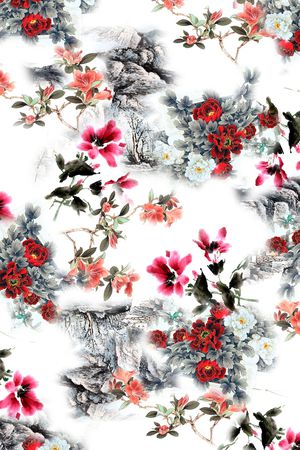 花卉印花花型图片
