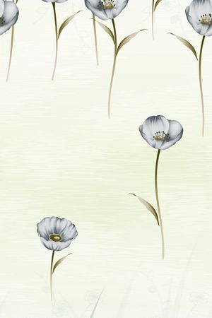 郁金香印花花型图片