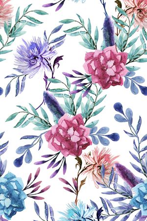 高清花卉印花花型图片