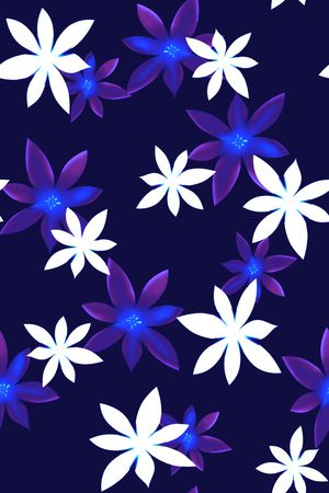 大花印花花型图片