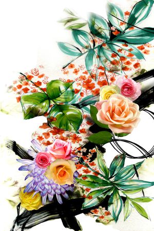 女装印花花型图片
