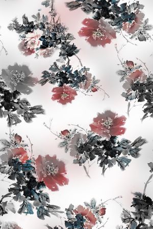 花卉印花花型图片