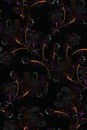 大花印花花型图片