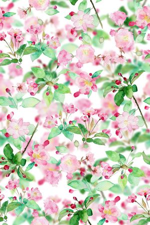 桃花印花花型图片