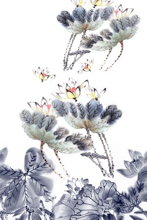 淡雅印花花型图片