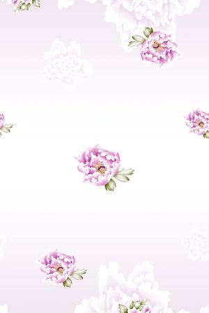 花卉印花花型图片