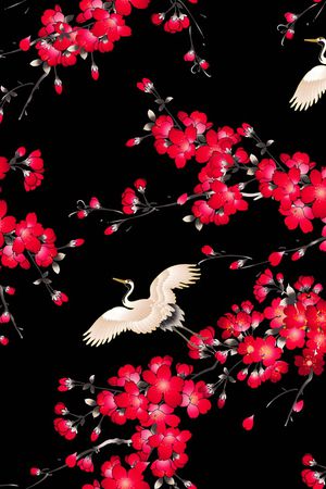 抽象印花花型图片