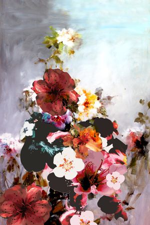 花卉印花花型图片
