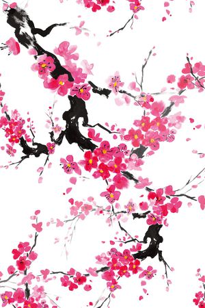 艺术花卉印花花型图片