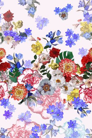 清爽印花花型图片