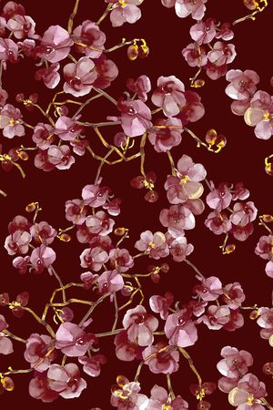 小碎花印花花型图片