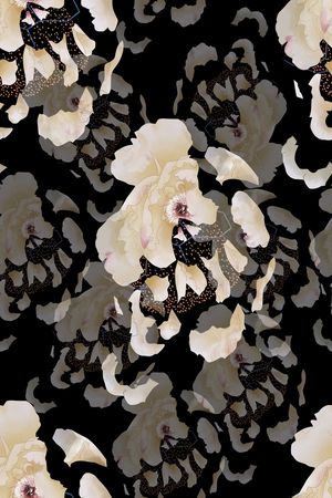 樱花印花花型图片