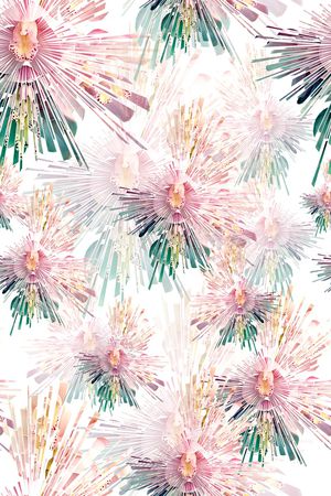 花卉印花花型图片